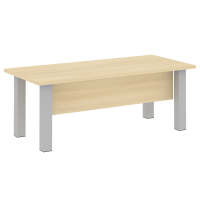 Стол руководителя прямой (опоры серые) Yalta LT.D-20.1 акация лорка